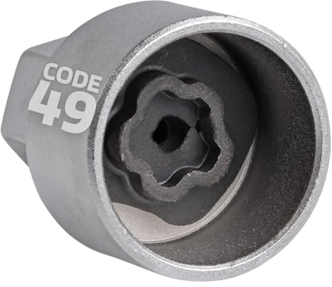 SW-Stahl 02384L-9 Felgenschloss Adapter 49 I Passend für BMW I Felgenschlösser lösen I Radsicherung Felgenschloss Demontage Werkzeug I Felgenschloss Ausdreher I Felgensicherung Schlüssel