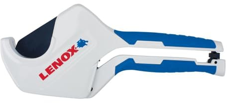 LENOX PVC Pipe Cutter, Ratcheting PCV Cutter, 1 ⅝”, Stainless Steel Blade for Clean Cuts (LXHT80822)