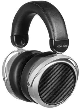 HIFIMAN HE400SE Stealth Magnets Version Over-Ear Open-Back Full-Size Planar Magnetic Wired Headphones for Audiophiles/Studio, Great-Sounding, Stereo, High Sensitivity, Comfortable, Sliver