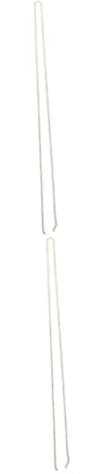 NUOBESTY 2 Rollen Blattkette Halskette Handtasche Kette Brieftasche Kette Kleider Schmuck kleidung DIY kette Kettendekormaterial ersetzen Kupferkette dekorative Kette Kunsthandwerk Mann