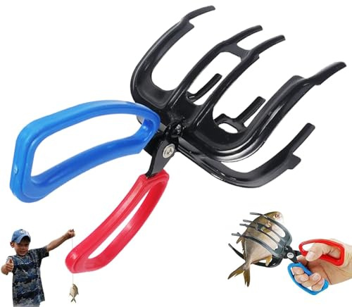1/2 Piece Fish Claw Plier - Iron Metal Fishing Body Plier | Durable Hand Fish Claw Plier Fish Control Pliers Claw Pliers with Tackle Plier