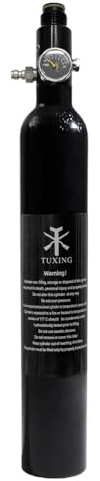 TUXING 4500Psi PCP Paintball serbatoio 0.38L 4500psi CE approvato cilindro in alluminio con Paintball Regolatore Valvola Regolatore Gauge Pressione di uscita: 2200psi-5/8-18NUF