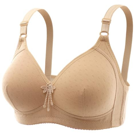 Girls Bra Minimiser Bras for Women UK 40f Plus Size Bra Sports Bras Women Plus Size g Cup Cotton Liners Big for Ladies Girls - Thick Comfy Back Neck