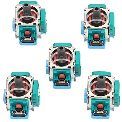 5pcs Joystick 3D de Remplacement, Contrôleur de Jeu Professionnel, Module de Bâton Analogique, Accessoire de Remplacement de Joystick pour Contrôleur de Jeu