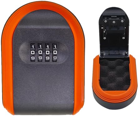 Taste Magnetbox ausblenden - Ersatzschlüsselspeicher, Autotaste | Wasserdichtes Anti -Diebstahl versteckter Halter für Fahrzeuganhänger SUV Truck Outdoor Garage Apartment Notfallfahrbahn Pendelpen