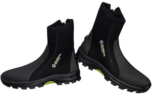 FashionCha Botas de Buceo Escarpines con Suela Dura Y Botines de Inmersión Zapatos de Playa de Neopreno Térmico de 5mm Adecuado para Kayak Y Entornos Húmedos