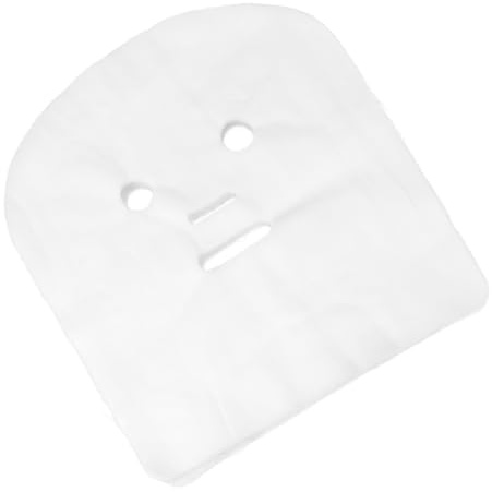 Alipis 100 Stück Weißes Gesichtsmasken Tuch aus Mull für Hautabsorption und Feuchtigkeitsbindung Vorgeschnittene Beauty Tuchmasken für Spa und Selbstgemacht Gesichtsbehandlungen