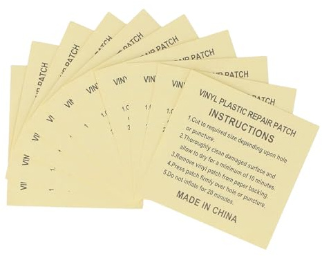 RiToEasysports 100 Stück Flicken, PVC, Wasserfest, Transparent, Selbstklebend, Reparaturflicken für Luftmatratze, Schwimmring, Aufblasbares Spielzeug