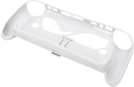 Plyisty Custodia Protettiva in TPU per ROG Ally Ally X 2025 Console di Gioco Portatile Cover Protettiva con Cavalletto Assorbimento degli Urti Antiscivolo e Antigraffio (WHITE)