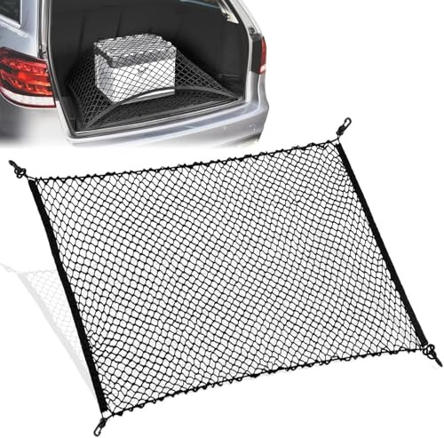 WANGAIDCE 1 Piezas Red de Maletero para Citroën C3 / C3 Aircross/ë-C3, Organizador de Carga de Malla Elástica Resistente Fijación Segura