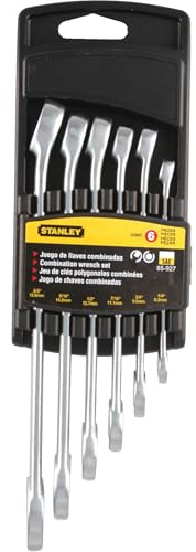 Stanley Stanley 85-927 Juego de llaves combinadas SAE de 6 piezas