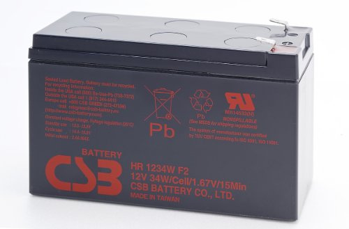HR1234 9 Ah 12 V 34 W sellada de plomo ácido Batería (CSB)