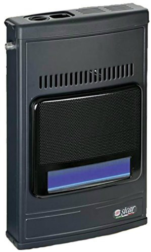 Stufa a gas metano a parete termosifone o da pavimento Accensione Piezo Elettrica, potenza 4100w