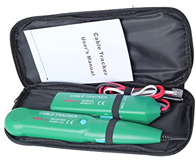 Wire Tester, MASO Network Cable Tester Detector Line Finder Telephone Wire Tracker with MS6812-T Sender + MS6812-R Rreceiver， for Network,Telephone, Continuity Checking