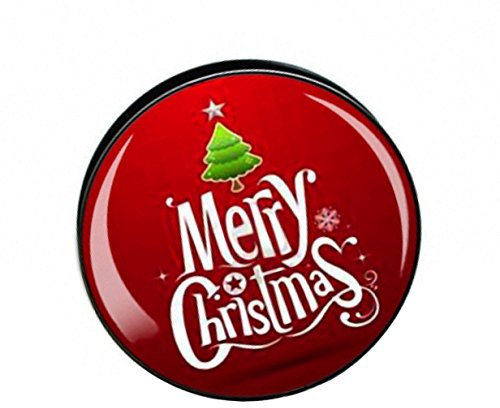 Taffstyle Ohr Plug Flesh Tunnel Piercing Ohrpiercing Picture Weihnachts Motiv Merry Christmas 8mm