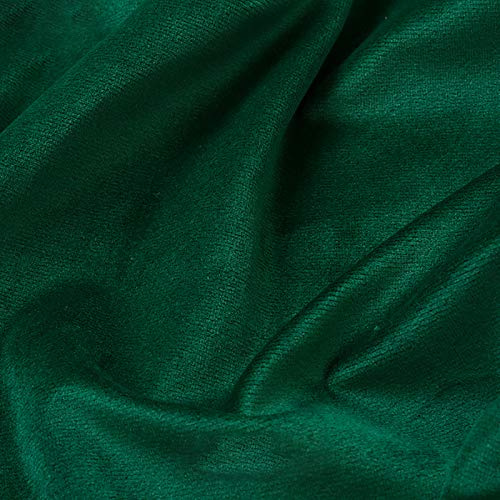 Samtstoff Verdicken Weich Und Elegant Möbelstoff Polsterstoff Möbel Sitzbezug Stoff 150 Cm Breit Meter Verkauft(Color:Dunkelgrün)