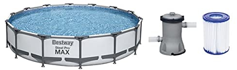 PISCINA STEEL PRO MAX FUORI TERRA ROTONDA cm 427 x 84