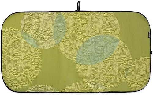 Brabantia - Ironing Mat - 6-Layer Resilient Material - Heat Resistant Iron Mat - Compact - Non-Slip Base - Ideal for Travelling - Ironing Blanket - Laundry Essentials - Calm Green - 65 x 1 x 120 cm