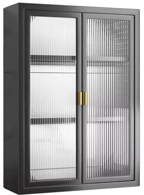 lyxamjrzyp Mehrzweckschrank, Schrank Schlafzimmer, Vorratsschrank, Regalschrank mit Türen, Badezimmerschrank, Bastelschrank (Color : A, Size : F)