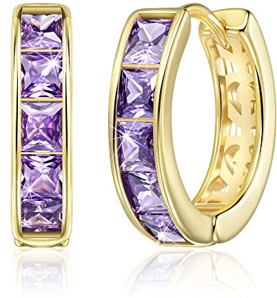 Linawe Petites créoles, boucles d'oreilles en forme de piercing, boucles d'oreilles hélicoïdales, bijoux sans nickel pour femmes, mini-créoles en or rose et argent