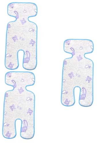 ULDIGI 3 Stück Sicheres Sanftes Material Kinderwagen-sitz-kühlkissen Bequem Und Kühl Für Kleinkinder Kinderwagen-matte