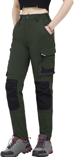 WORK IDEA Damen Slim-Fit Stretch Arbeitshose: Kritische Stoffbereiche aus Cordura – strapazierfähige Eleganz für vielfältige Arbeitsanforderungen.