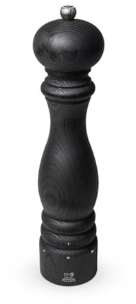 PEUGEOT - Salzmühle Paris u‘Select 30 cm - 6 voreingestellte Mahlgrade - Innovatives Zirlion-Mahlwerk für pulverfeines Salz - Aus PEFC-zertifiziertem Holz - Französisches Know-how - Graphitfarben