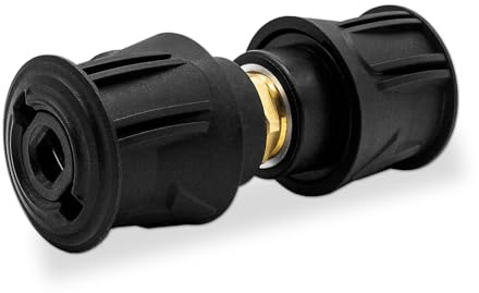 Karcher Hose Connector Adapter, Garden Hose Adapter Kit, 14mm Pressure Washer Gun Adapters Compatible Karcher K2, K3, K4, K5, K6, K7, Quick Connect Fitting, Water Flow Regulating