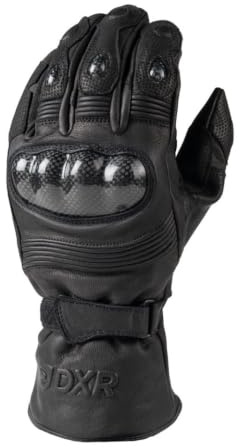 MOTOBLOUZ Gants WINTER CARBON homme Homologué 1KP hiver Longue L | renfort paume, coque de protection