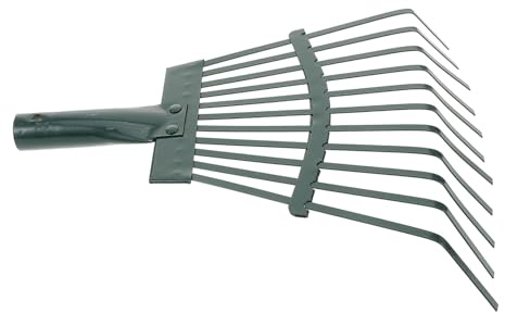 UPKOCH Rastrillo de Jardín Portátil Rastrillo Multi Funcional para Jardinería Herramienta Práctica y Ligera para Exteriores