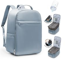 SZLX Mochila al Vacio con Bomba Mochilas Viaje Cabina Avion 40x30x20 Ryanair Vueling Wizzair Equipaje de Mano 40x20x25 Bolsas de Viaje Mujer Maletas 45x36x20 Easyjet Mochila Portátil con USB Hombre