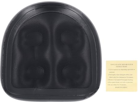 Pilipane Aufblasbare -Sitzerhöhung, rutschfestes Stützkissen mit Saugnäpfen für, Badewanne, Pool, PVC-Material, 18,5 x 14,6 x 5,9 Zoll (Schwarz)