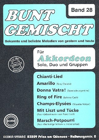 Bunt gemischt Band 28: für Akkordeon