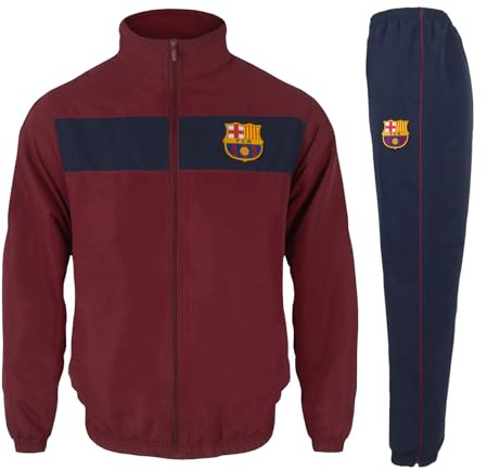 FCB FC Barcelona Official Soccer Gift Boys Tracksuit Set 6-7 Years SB