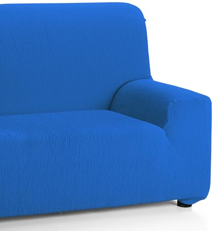 Martina Home Emilia Elastischer Sofabezug für 2-Sitzer, Blau (Electric Blue), Breite 120-170 cm