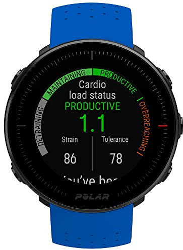 Polar Unisex – Erwachsene Vantage M Allround-Multisportuhr, blau, M/L