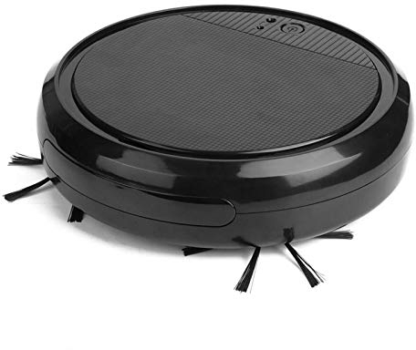 July Summer Gifts Robot Vacuum Cleaner, Intelligent Ultraviolet Light Sweeping Robot Multi-Functional Vacuum Cleaner Set for Home Office(Black)