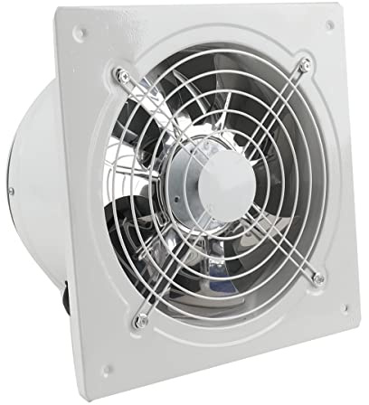 ECUTEE 120W 12 Küchenabluftventilator 2650 m³/h Abluftventilator 300mm Axialventilator Küchenabluftventilator Industrieller Metall Lüfter im Werkstätten, Hallen, Lagerhallen, Garagen Axiallüfter Weiß