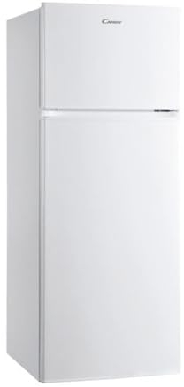 CANDY CDV1S514FW Frigorifero Due Ante,Capacità Totale 213L, Statico,Scomparto Congelatore 42L,Cassetto Verdulone,Controllo Temperatura Interno,LED,Porte Reversibili,Bianco,143 x 55 x 55 cms