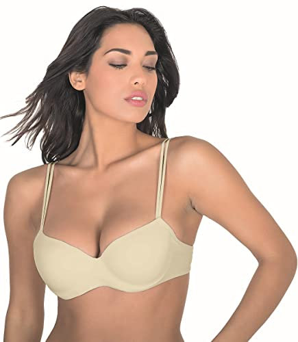 ARIS 1 Pezzo Reggiseno Donna Cinzia in Microfibra con Ferretto - Coppa B. Nudo 3B