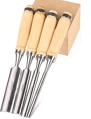 ,Wood Carving Gouge Set Piece Woodworking Hand Chisels Compact Wood Carving Knife Semicircular Shovel for Woodworking Hobby Tools and Professional