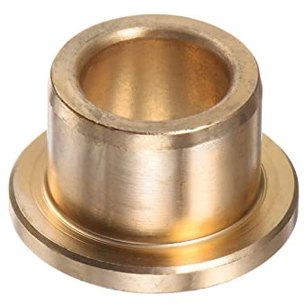 QUARKZMAN Flangia Cuscinetto Manicotto 13mm Alesaggio 19mm OD 15mm Lunghezza 3mm Flangia Spessore Bronzo Boccola Autolubrificante Manicotto Boccola per Industriale Attrezzature