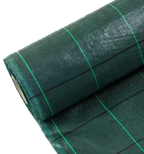 DI GIULIO SRL Rete Telo Pacciamatura 100 GR/mq in Varie Misure Pacciamante Antialaga Antierbacce Verde | Permeabile e Ecologico (1,05m x100m) (20 Metri)