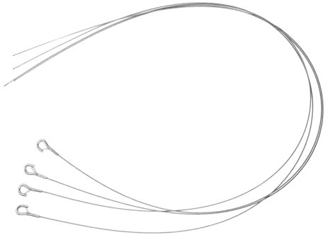 JECOMPRIS Licht Draht Seil 4 Stücke Bild Hängen Kit Lanyard Kabel Haken Für Home Office Decor