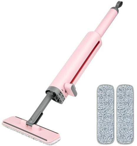 Genérico Trapeador Portátil - Trapeador De Limpieza Automática Manos Libres | Trapeador Portátil Giratorio Corto para Lavar A Mano, Fregona De Limpieza 3 En 1 para Lavabo, Fregadero, Baño, Vidrio De