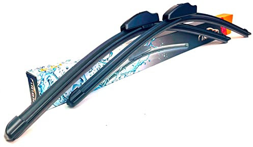 Scheibenwischer für vorne kompatibel mit FORD Fiesta VI 02 Bj. 2001.11-2008.09 / Länge 550 mm, 400 mm - Hallenwerk