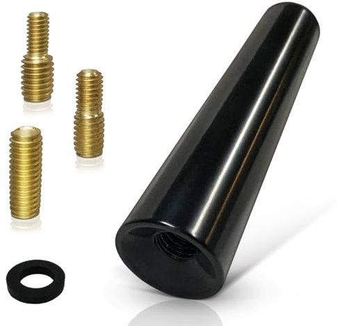 iFrego Antenna auto 5cm universale per antenna auto corta per antenna autoradio 5cm mini per Autoradio corta Con forte funzione di ricezione FM/AM/DAB