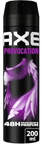 AXE - Déodorant Homme Spray - Provocation - 48h non-stop frais - Parfum noix de coco et poivre noir - 200ml