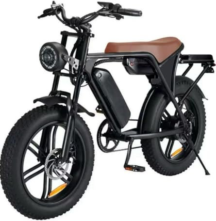 20” Electric Bike, 20 Inch E Bike, Hybrid Bike, 2 X 48V 15AH Double Batteries, 120 KM Range, LCD Display, 7 Gear, Rear Seat, Throttle, Suspension, Double Hydraulic Brakes, Headlight, Indicators New!