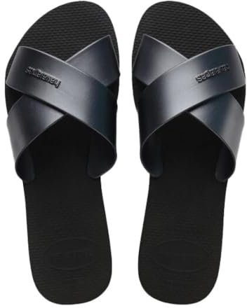 Havaianas HAV.Aqua Metallic Donna Sandali, Nero, 43/44 EU